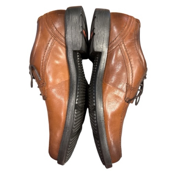 Rockport Brown‎ Leather Oxfords Men’s 11.5 Lace-Up Comfort Dress Shoes - Picture 5 of 11